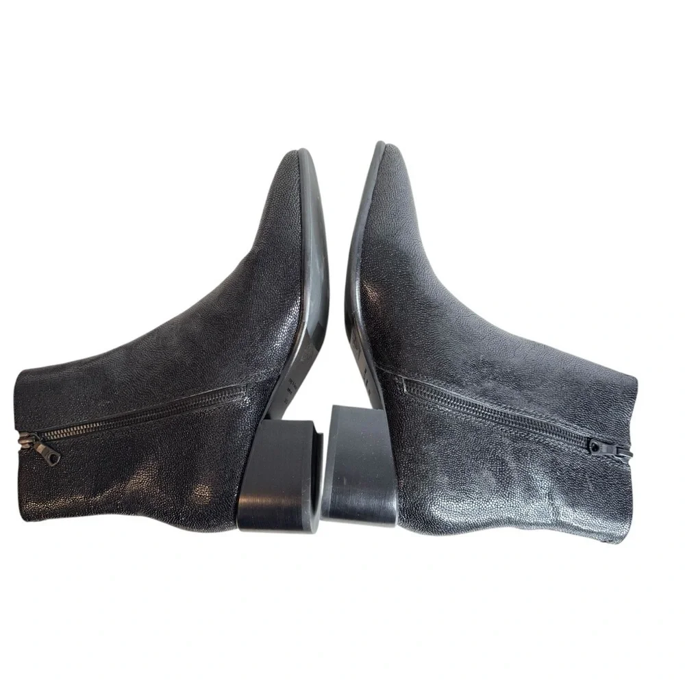 Rag & Bone Aslen Pebbled Leather Ankle Boots size 37.5